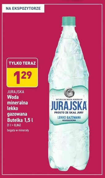 ALDI Woda mineralna lekko gazowana oferta