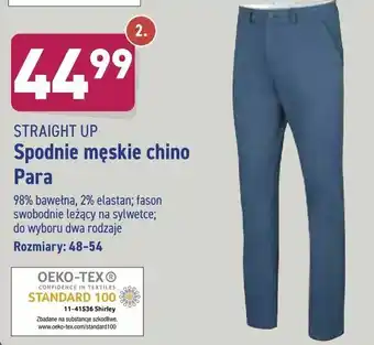 ALDI Spodnie męskie chino oferta