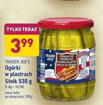 ALDI Ogórki w plastrach oferta