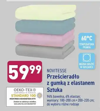 ALDI Prześcieradło z gumką z elastanem oferta
