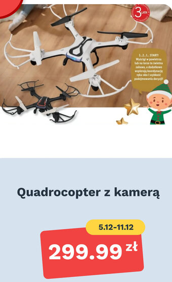 Lidl Quadrocopter z kamerą oferta