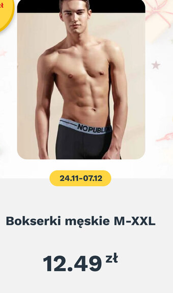 Biedronka Bokserki męskie M-XXL oferta