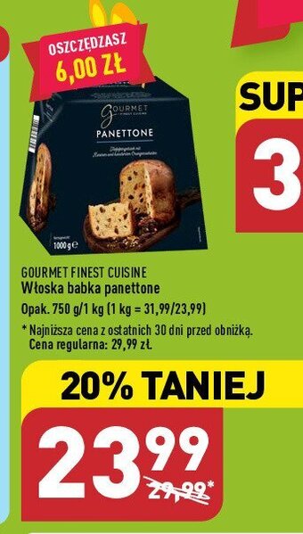 ALDI Włoska babka panettone oferta