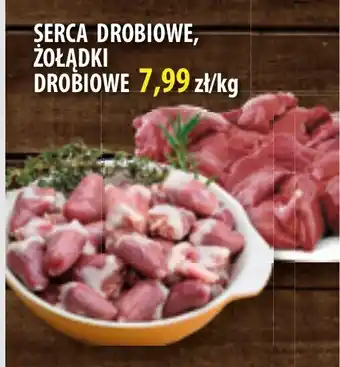 Społem Serca drobiowe, żołądki drobiowe 1kg oferta