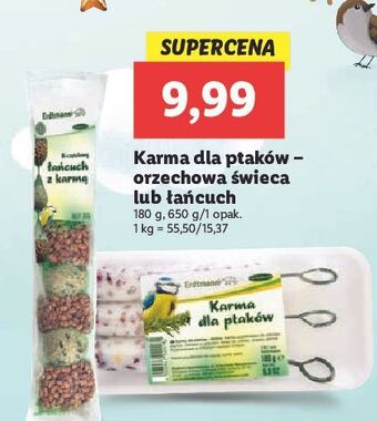 Lidl Karma dla ptaków świeca erdtmann's oferta
