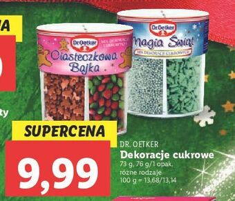 Lidl Magia świąt mix dekoracji cukrowych dr. oetker oferta