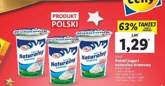Lidl Jogurt naturalny pilos oferta