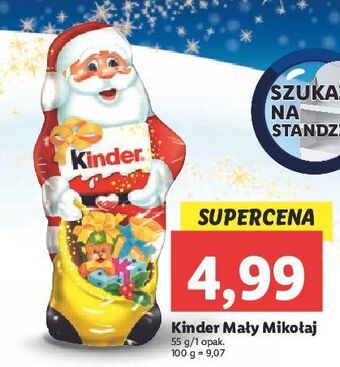 Lidl Mikołaj kinder oferta