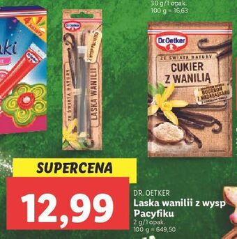 Lidl Laska wanilii dr. oetker oferta