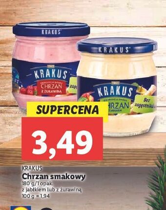 Lidl Chrzan z jabłkiem krakus maspex oferta