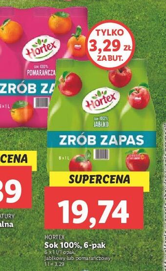 Lidl Sok jabłkowy hortex oferta