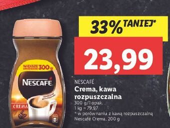 Lidl Kawa nescafe crema oferta