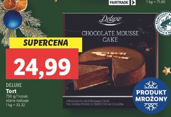 Lidl Tort czekoladowy deluxe oferta