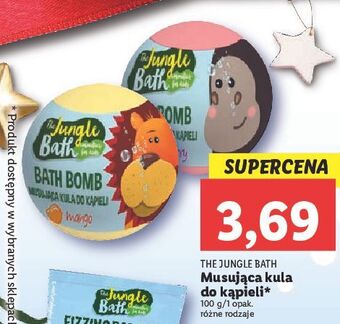 Lidl Kula do kąpieli malina the jungle bath oferta