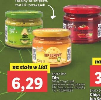 Lidl Dip serowy snack day oferta