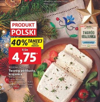 Lidl Twaróg półtłusty krajanka regionalne szlaki oferta