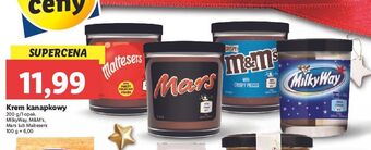 Lidl Krem czekoladowy z chrupkimi miodowymi kuleczkami maltesers teasers oferta