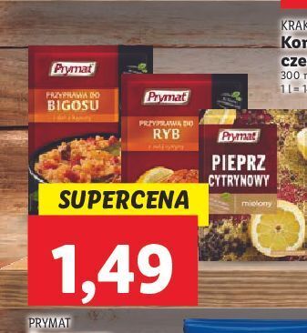 Lidl Pieprz cytrynowy prymat oferta
