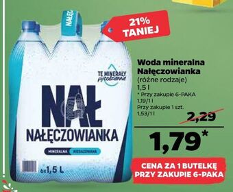 Netto Woda niegazowana nałęczowianka oferta