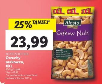 Lidl Orzechy nerkowca alesto oferta