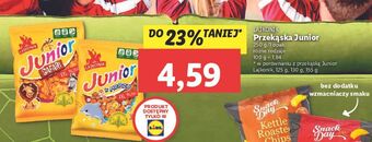Lidl Krakersy lajkonik junior safari oferta