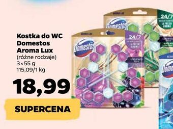 Netto Kostka do wc hibiscus oil & wild berries domestos aroma lux oferta