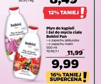 Netto Płyn do kąpieli i żel mycia ciała maliny bobini fun oferta
