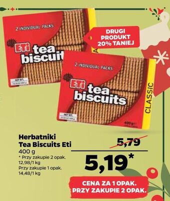 Netto Herbatniki eti tea biscuits oferta