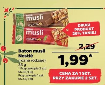 Netto Baton czekoladowy musli (nestle) oferta