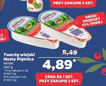 Netto Twaróg tłusty piątnica wiejski oferta