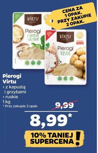 Netto Pierogi z kapustą i grzybami virtu oferta