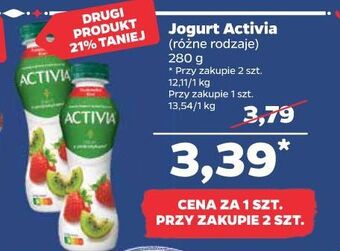 Jogurt truskawka-kiwi danone activia