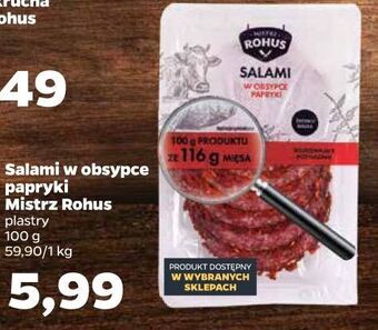 Netto Salami pepperoni mistrz rohus oferta