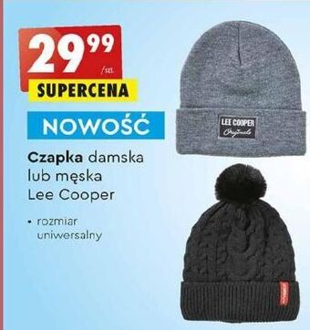 Biedronka Czapka damska lee cooper oferta