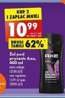 Biedronka Żel pod prysznic axe excite oferta
