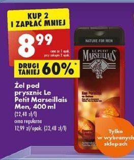 Biedronka Żel pod prysznic czerwona pomarańcza i szafran le petit marseillais oferta