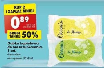 Biedronka Gąbka do masażu oceania oferta