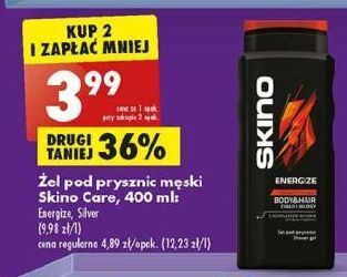 Biedronka Żel pod prysznic energize skino oferta