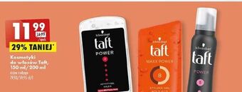 Biedronka Pianka do włosów taft power oferta