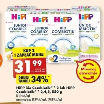 Biedronka Mleko 4 hipp junior combiotik oferta