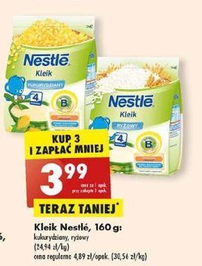 Biedronka Kleik kukurydziany nestle oferta