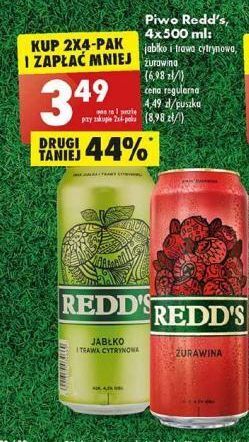 Biedronka Piwo redd's cranberry oferta