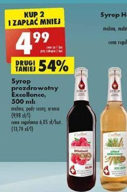 Biedronka Syrop układ oddechowy pędy sosny excellence oferta