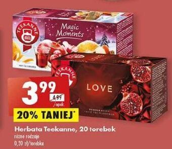 Biedronka Herbata pomegranate teekanne love oferta