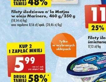 Biedronka Szpinak rozdrobniony mroźna kraina oferta