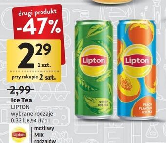 Intermarche Herbata mrożona classic lipton green ice tea oferta