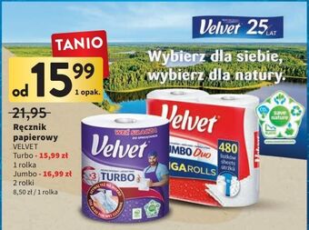 Intermarche Ręcznik papierowy velvet jumbo oferta