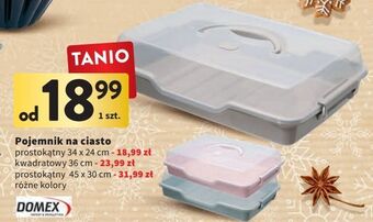 Intermarche Pojemnik na ciasto montana 45 x 30 10 cm domex oferta