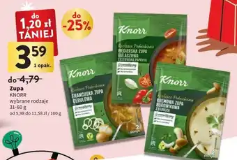 Intermarche Kremowa zupa borowikowa knorr rozkosze podniebienia oferta