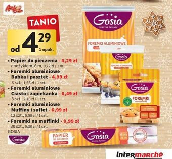 Intermarche Foremki aluminiowe na muffiny i suflety gosia oferta